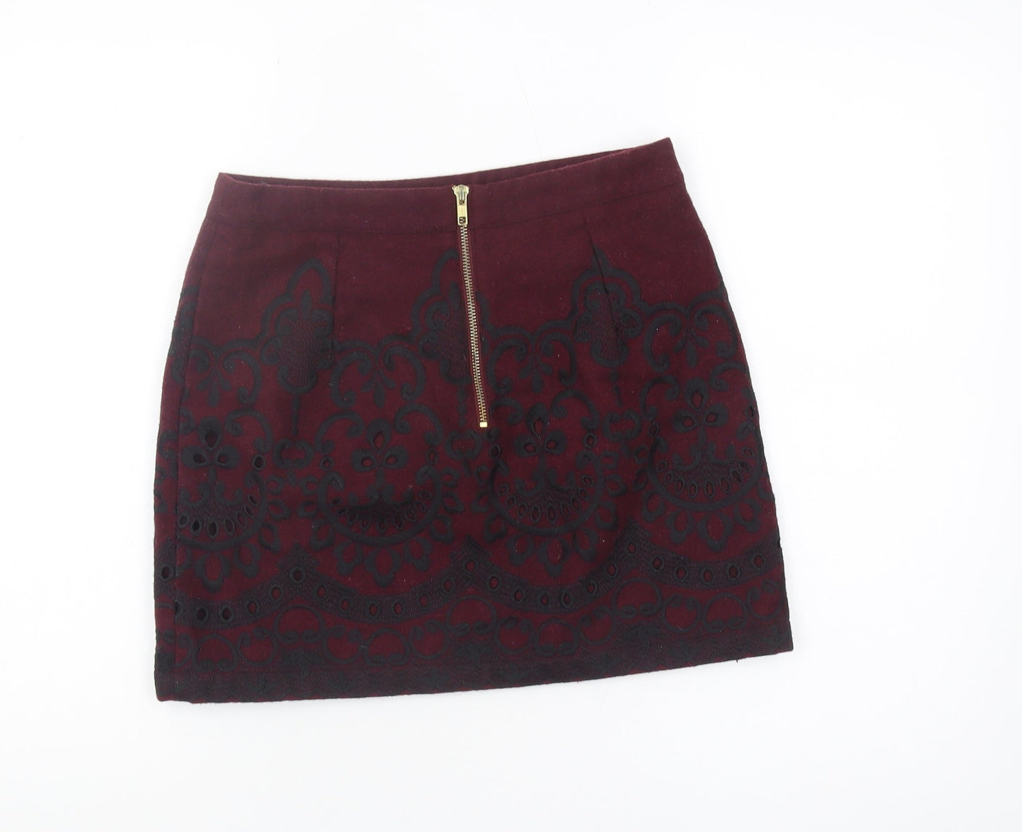 Womens UK Size 10 Topshop Straight & Pencil  Skirt