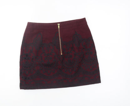 Womens UK Size 10 Topshop Straight & Pencil  Skirt