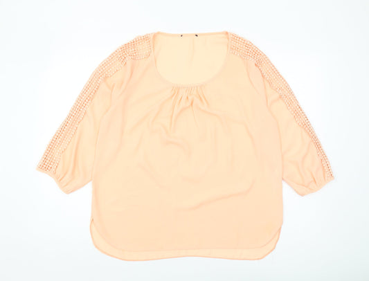 Womens UK Size M Wallis Beige  Blouse