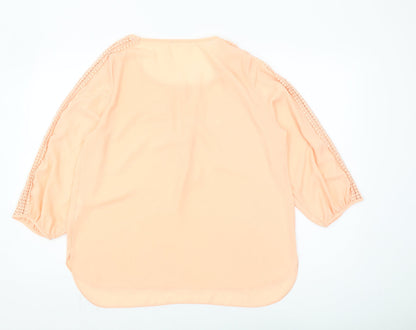 Womens UK Size M Wallis Beige  Blouse