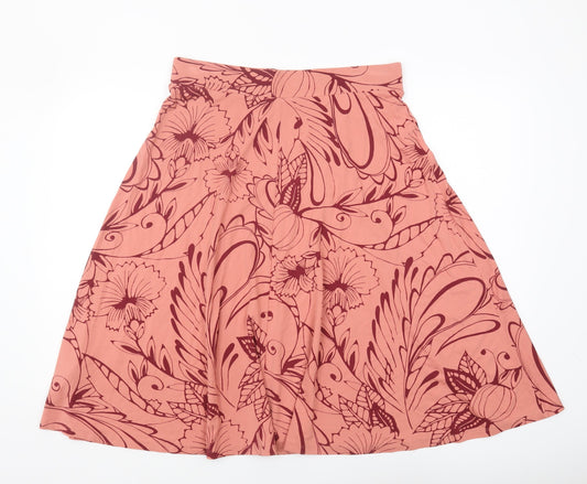 Marks and Spencer Women's A-Line Floral Skirt, Size 14