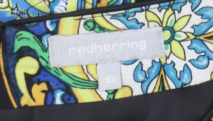 Womens UK Size 10 Red Herring Pleated  Skirt