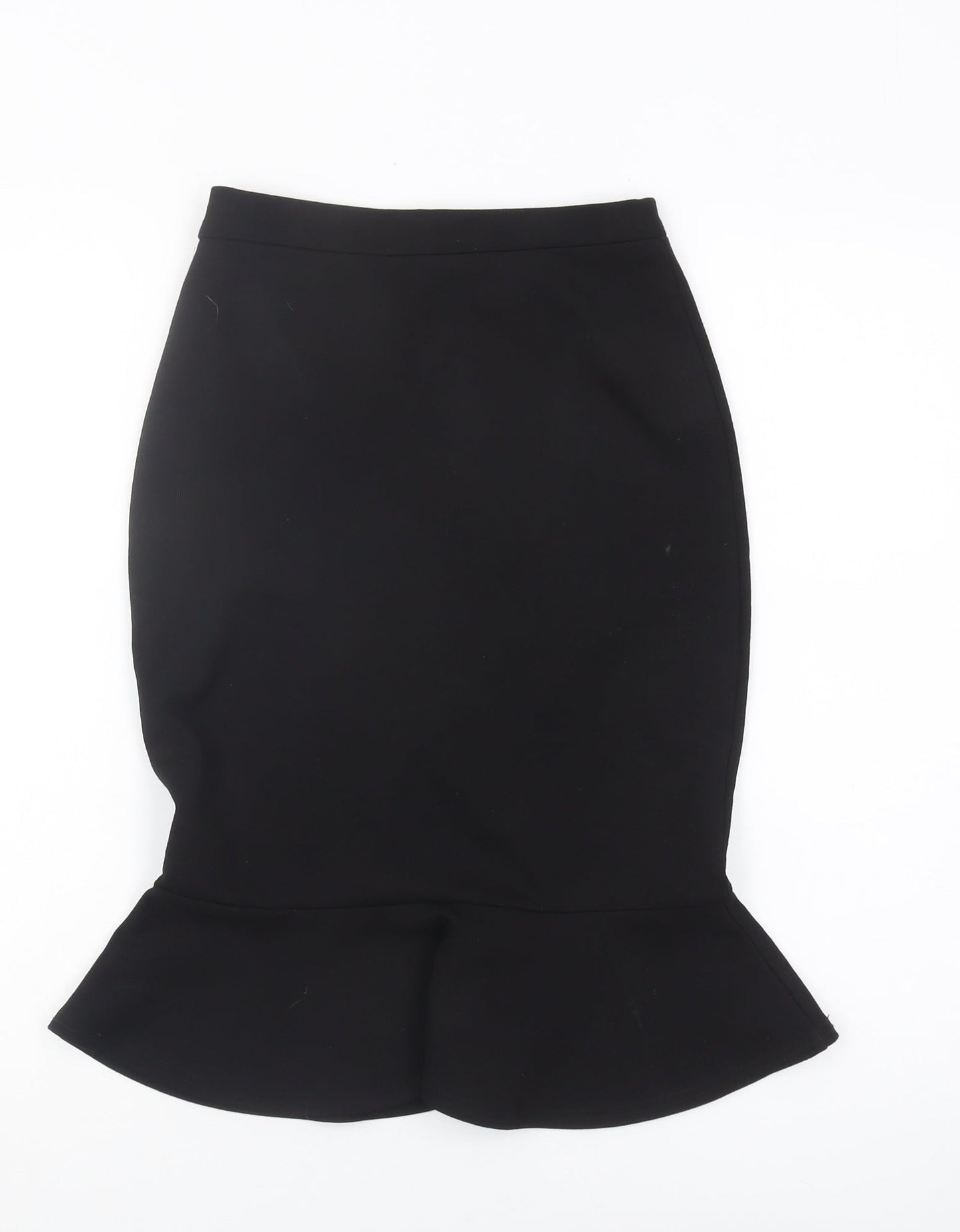 Lipsy Women's Black Trumpet Skirt Size 8