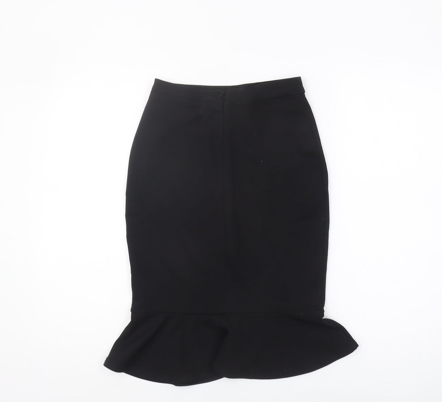 Lipsy Women's Black Trumpet Skirt Size 8