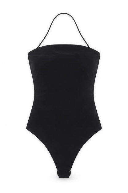 Womens UK Size 12 Missguided One-Piece Black Bodysuit