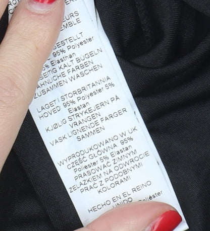 Missguided Women's Black Bodysuit Size 12