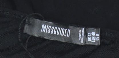 Missguided Women's Black Bodysuit Size 12