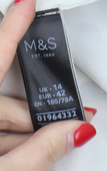 Marks and Spencer Women's Multicoloured Skirt, Size 14