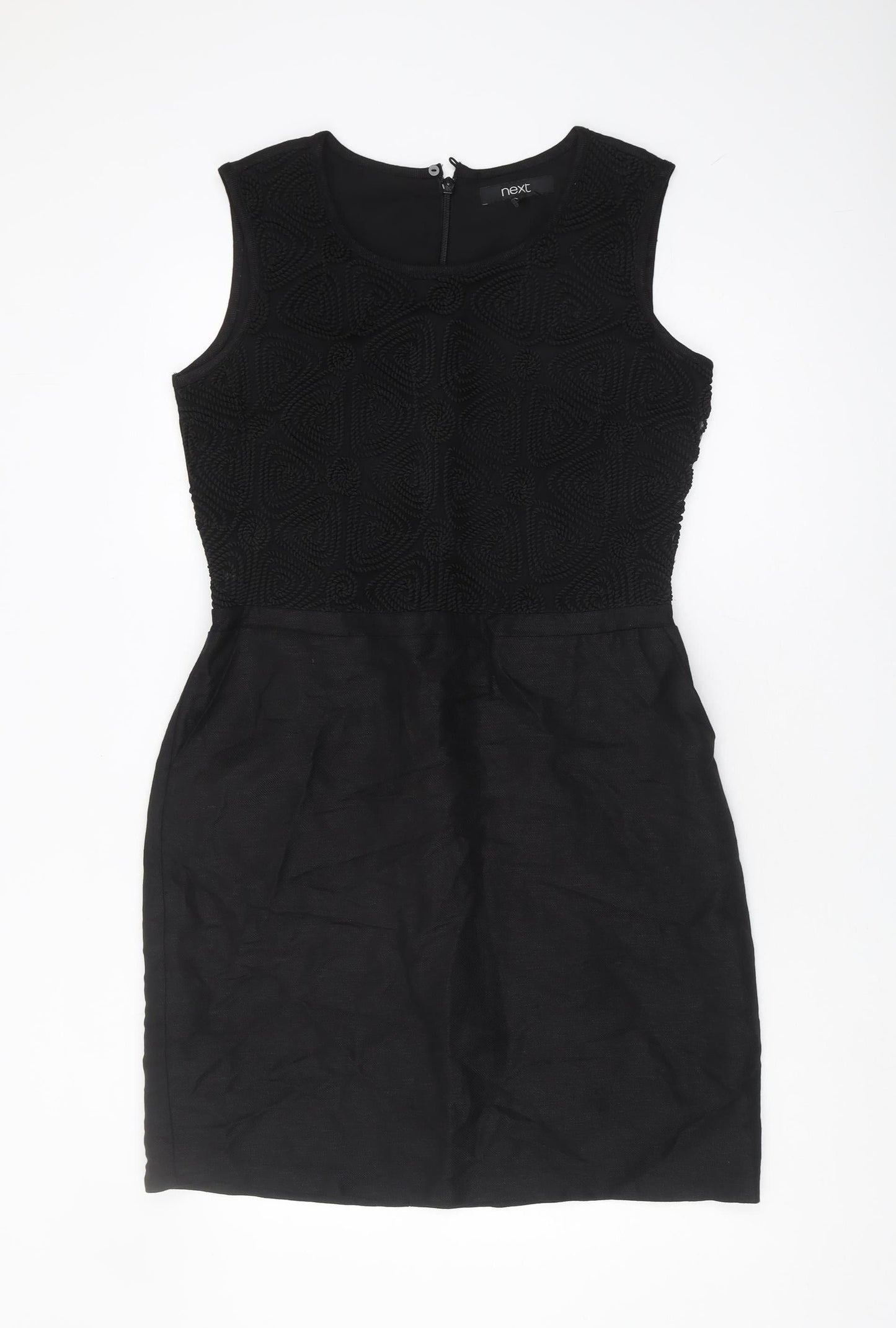 Next Women Black Sleeveless Dress Size 14