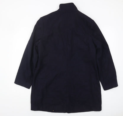 Womens UK Size 14 Eastex Blue Overcoat