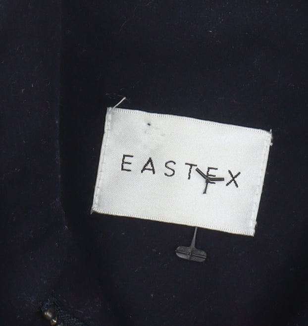 Womens UK Size 14 Eastex Blue Overcoat