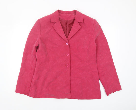 Debenhams Pink Women's Blazer Size 14