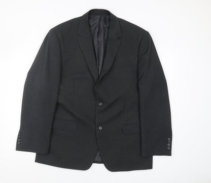 Mens UK Size 42 Greenwoods Regular Grey Suit Jacket
