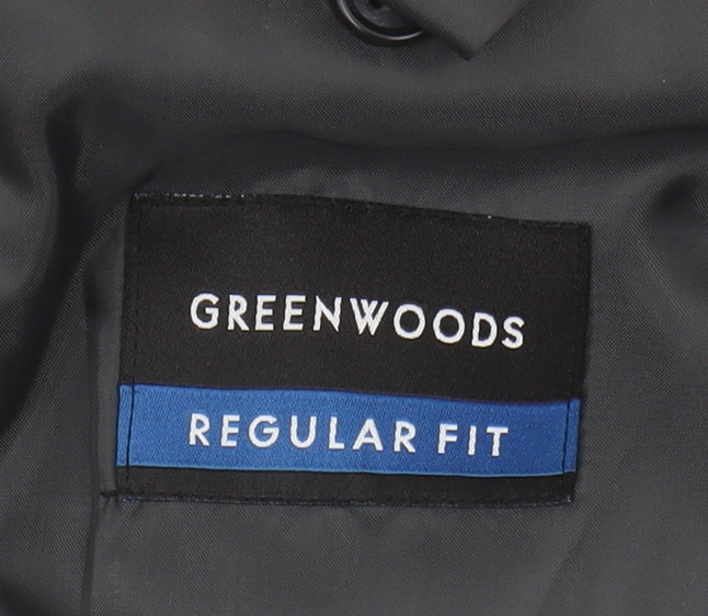 Mens UK Size 42 Greenwoods Regular Grey Suit Jacket