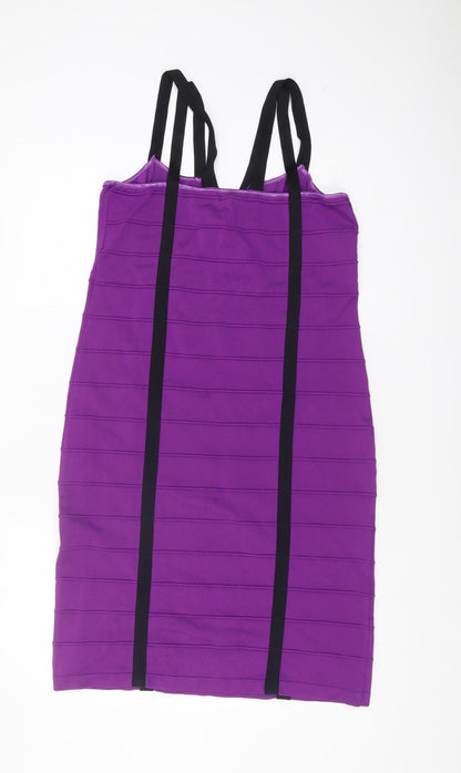 Next Tall Purple Bodycon Dress - Party, Women, Size 16