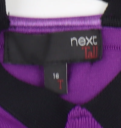Next Tall Purple Bodycon Dress - Party, Women, Size 16