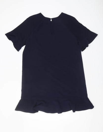 Zara Women’s Blue Ruffle Detail Dress Size 4