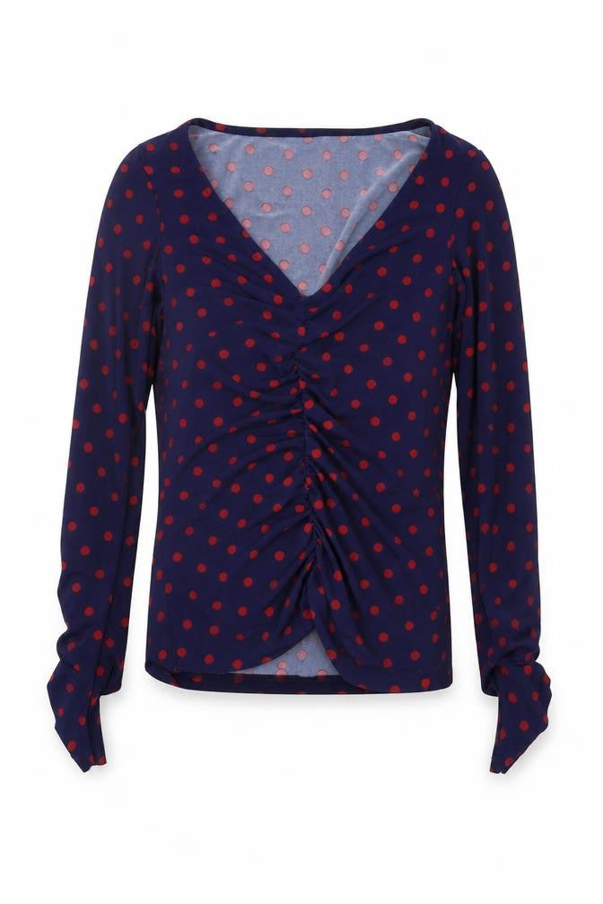 Womens UK Size S Stradivarius Blue Basic Blouse