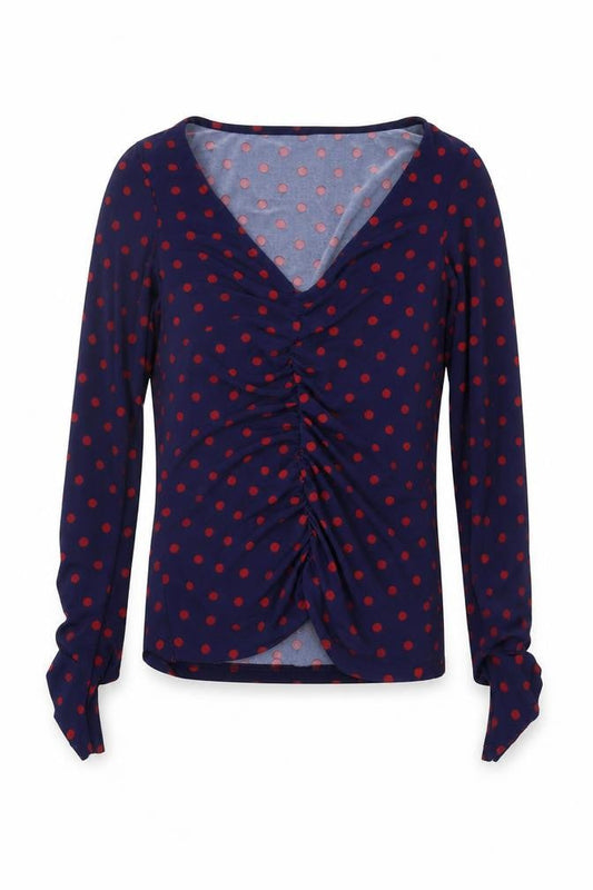 Womens UK Size S Stradivarius Blue Basic Blouse