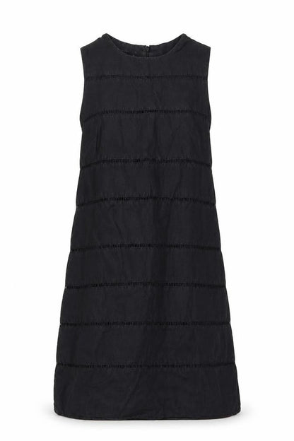 Hobbs Women's Black Sleeveless Textured Dress Size 10