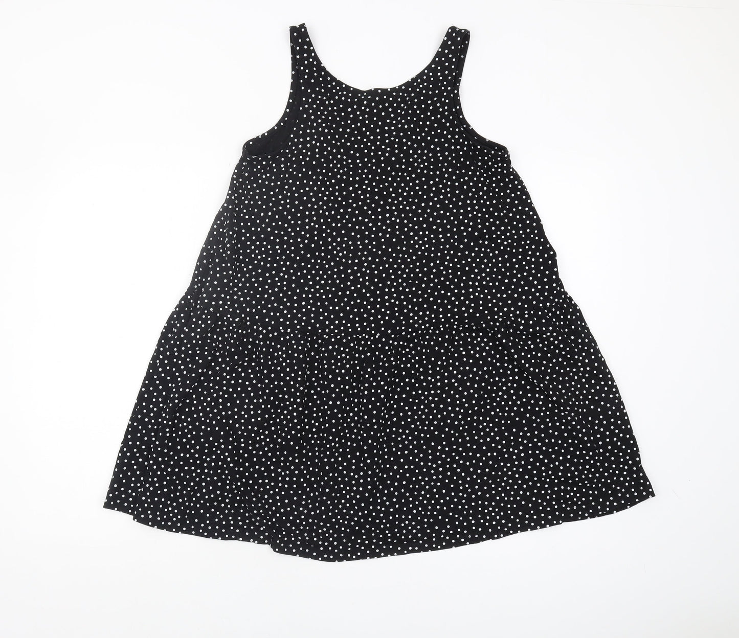 Womens UK Size S Brave Soul Black Basic Tank