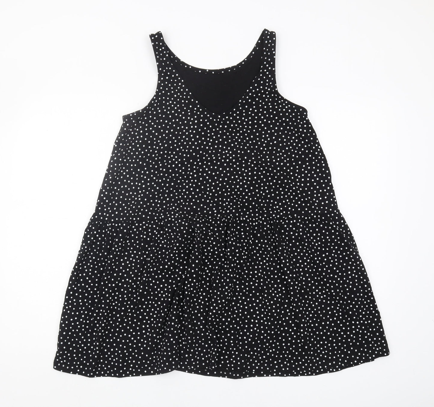 Womens UK Size S Brave Soul Black Basic Tank