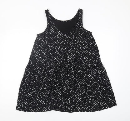 Womens UK Size S Brave Soul Black Basic Tank