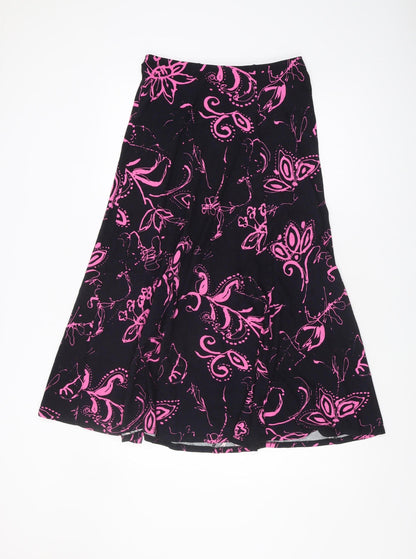 Womens UK Size 10 Viyella Flare Jersey Skirt