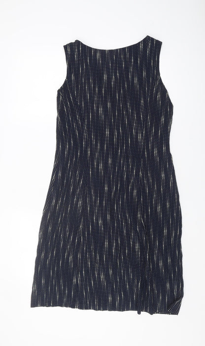 Marks and Spencer Women's Black Polka Dot Shift Dress