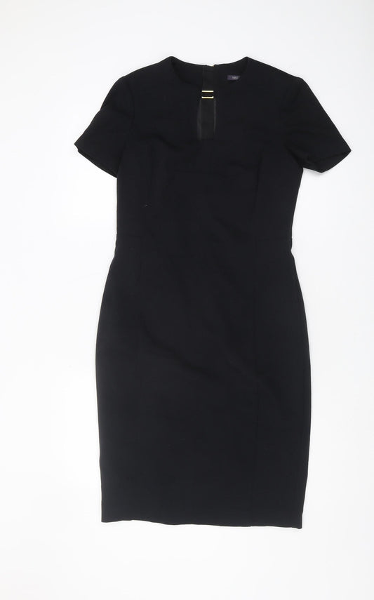 Marks and Spencer Women's Black Size 10 Sheath Dress