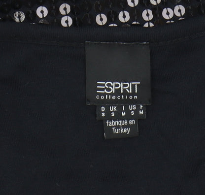Esprit Women's Black Sequin Tank Dress S