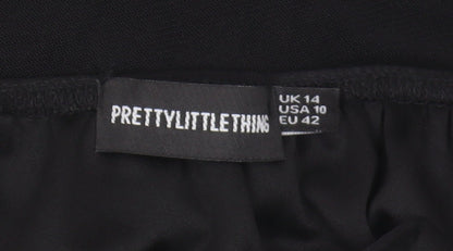 PrettyLittleThing Women's Black Off Shoulder Bodysuit Size 14