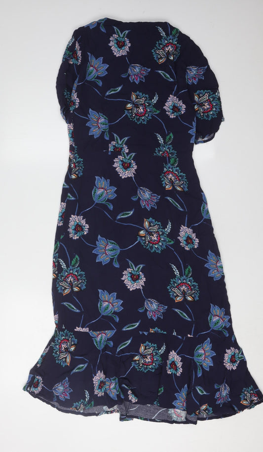 Monsoon Women's Floral Dress Multicoloured Size 8