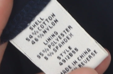 Max Studio Women's Blue Sleeveless Knit Dress M