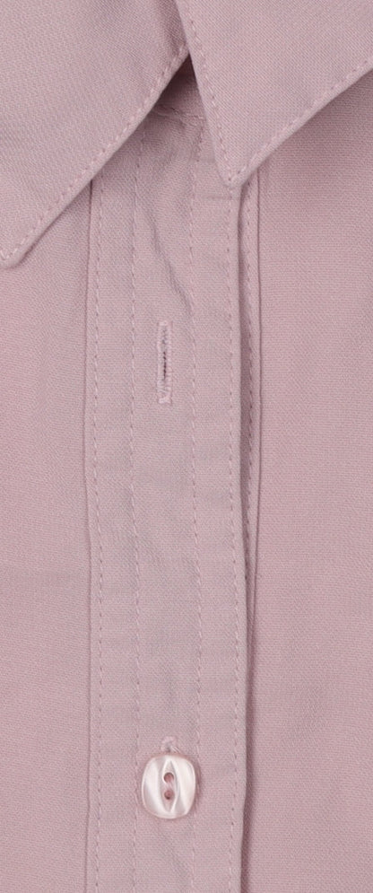Womens UK Size 16 Berkertex Pink  Button-Up