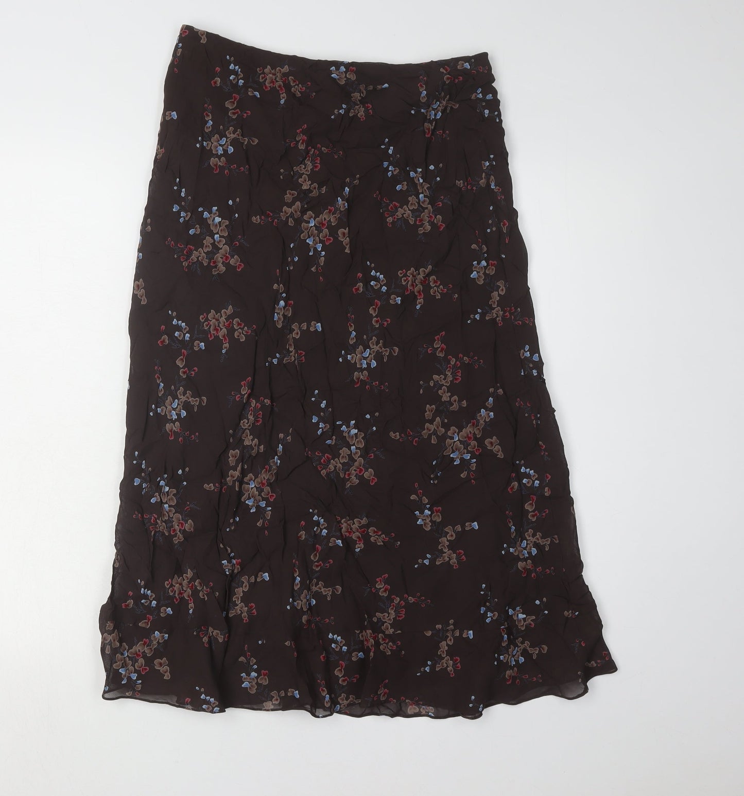 Marks and Spencer Women's Black Floral Midi Skirt