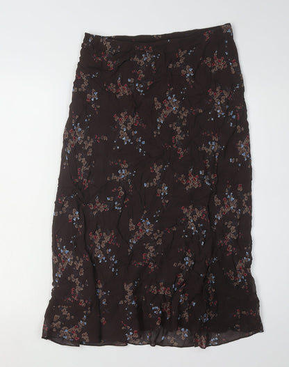 Marks and Spencer Women's Black Floral Midi Skirt