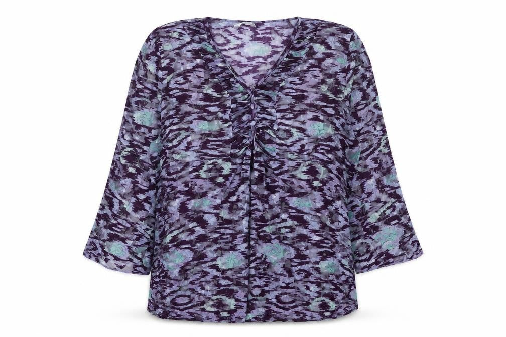 Womens UK Size XL Klass Collection Multicoloured Basic Blouse