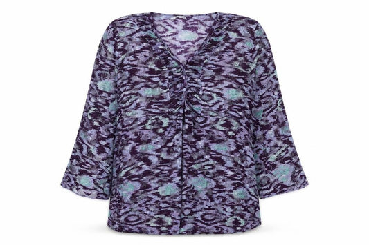 Womens UK Size XL Klass Collection Multicoloured Basic Blouse