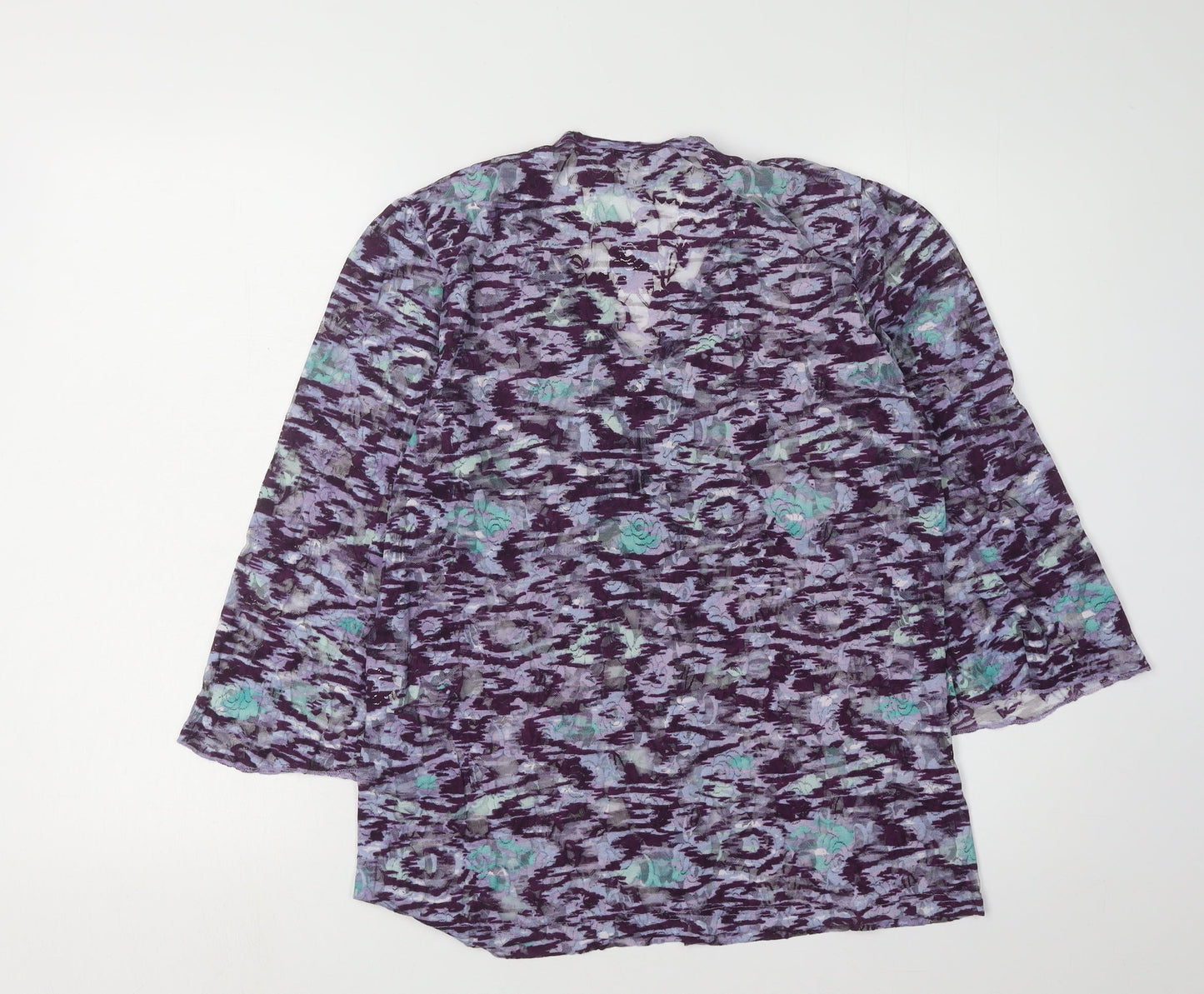 Womens UK Size XL Klass Collection Multicoloured Basic Blouse