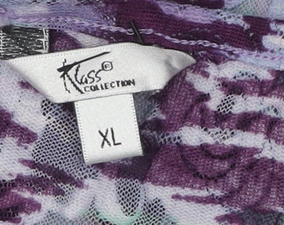 Womens UK Size XL Klass Collection Multicoloured Basic Blouse