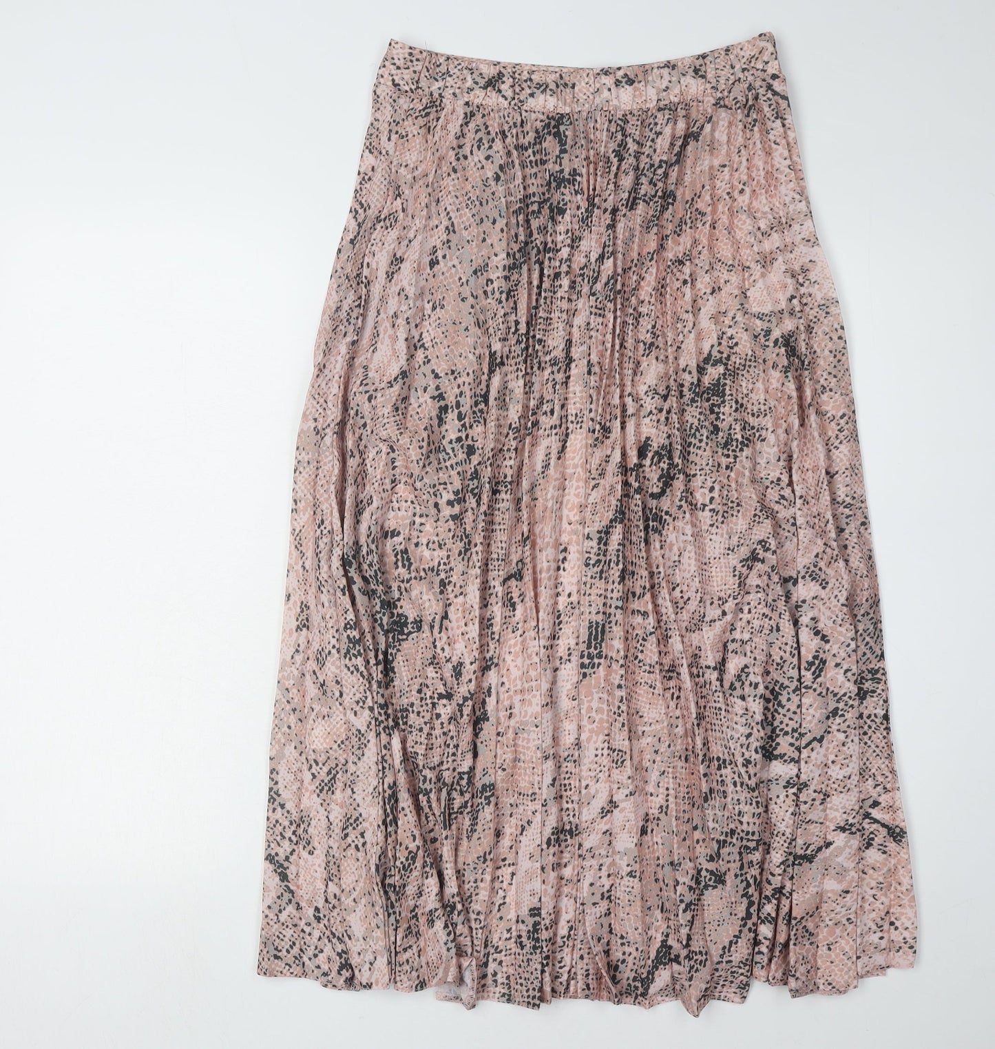 New Look Women's Petites Pink Pleated Midi Skirt