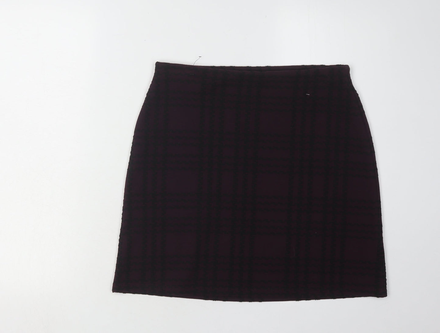 Marks & Spencer Women's Check Pencil Skirt Size 10