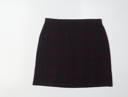Marks & Spencer Women's Check Pencil Skirt Size 10