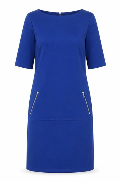 Wallis Women's Blue Shift Dress Size 10 Knee Length