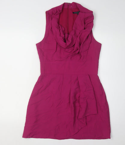 French Connection Pink Sheath Dress - Women's Size 10