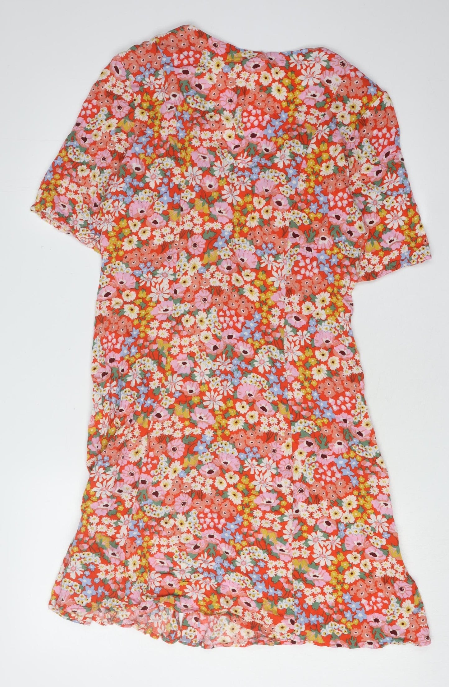 Monki Women’s Multicoloured Viscose Floral Dress S