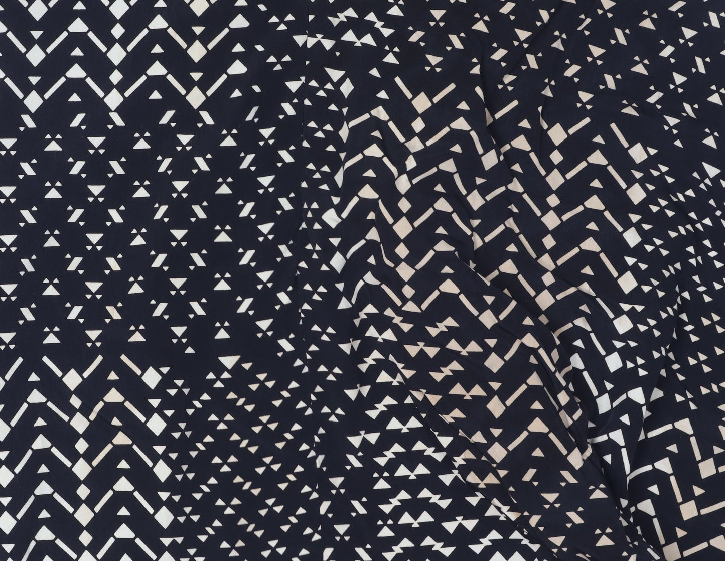 Forever 21 Women's Black Geometric Fit & Flare Dress M