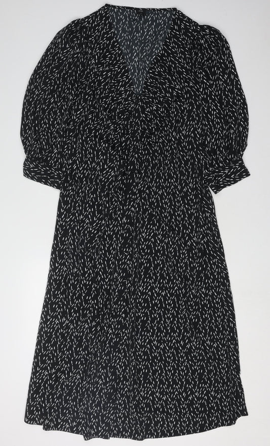 River Island Women's Black Dress, Size UK 18