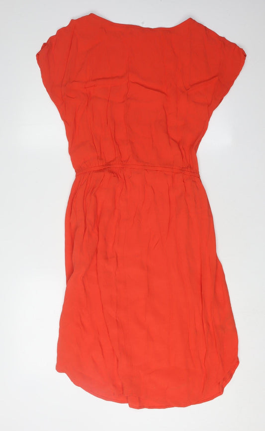 Next Women's Red Shift Dress, Size 10